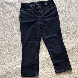 Classic Black Women's Denim Capri